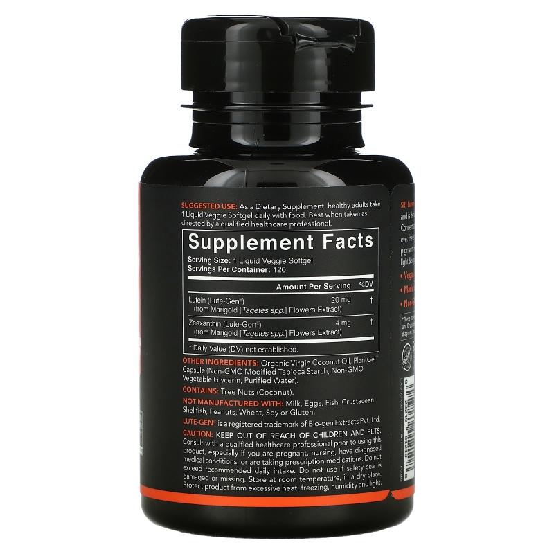 Sports Research, Lutein + Zeaxanthin, 120 Veggie Softgels