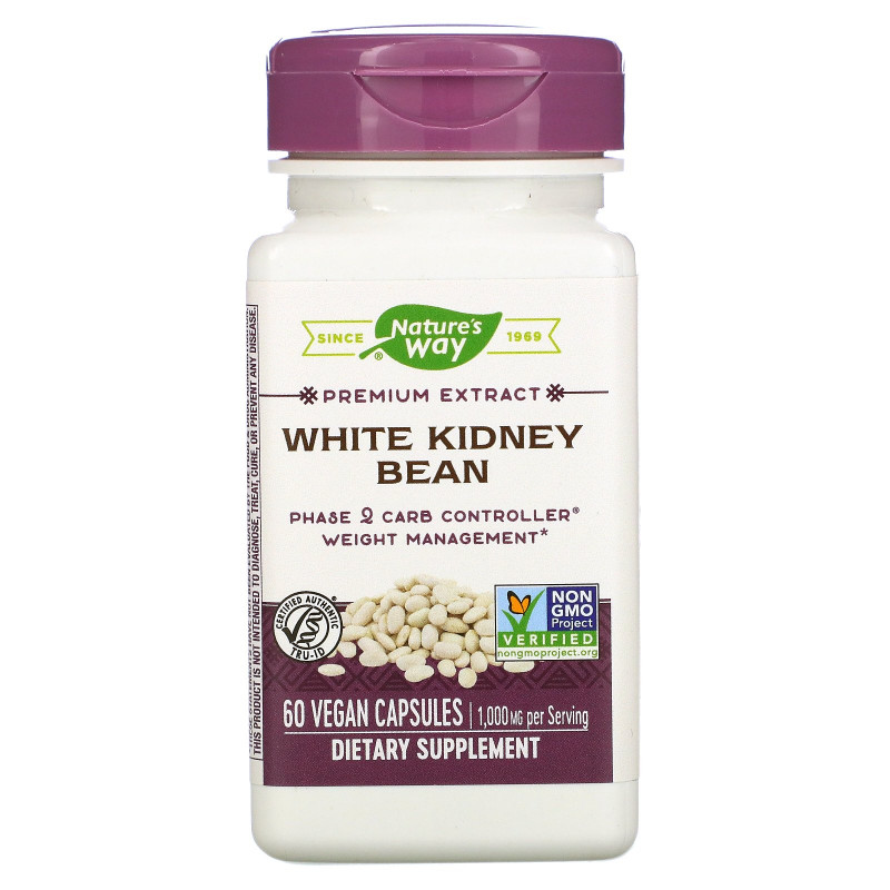 Nature's Way, White Kidney Bean Standardized, 60 Veg. Capsules