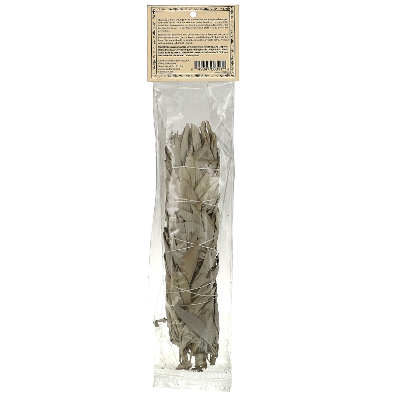 Sage Spirit, White Sage Wand, Native American Incense, 1 Wand