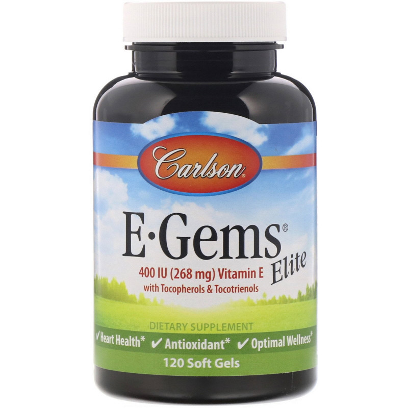 Carlson Labs, E-Gems Elite, 400 IU, 120 Soft Gels