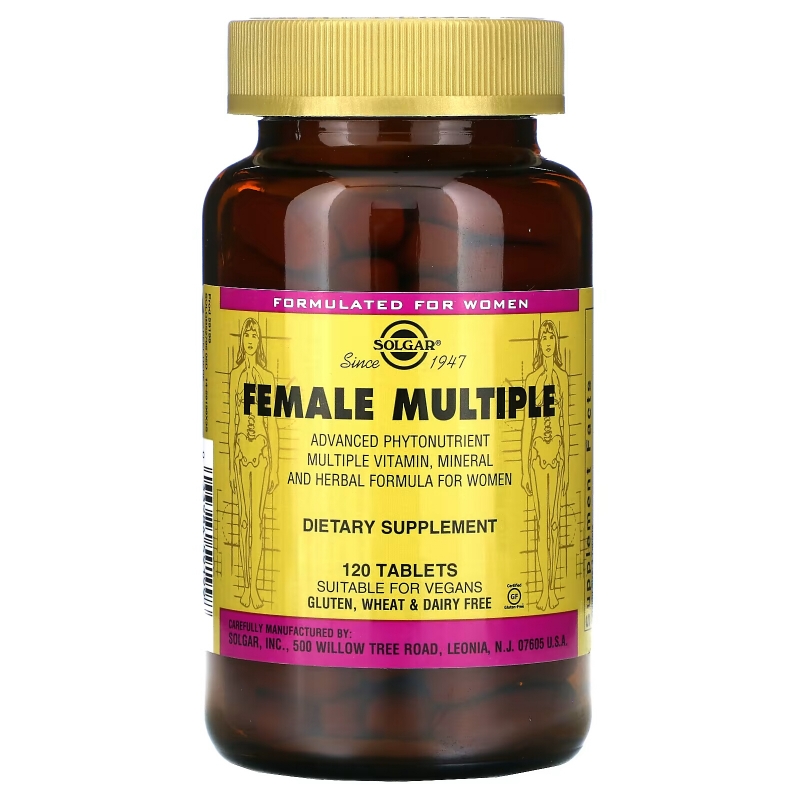 Solgar, Female Multiple, 120 Tablets