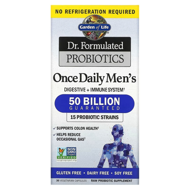 Garden of Life Dr. Formulated Probiotics Once Daily's Men's 30 Veggie Caps