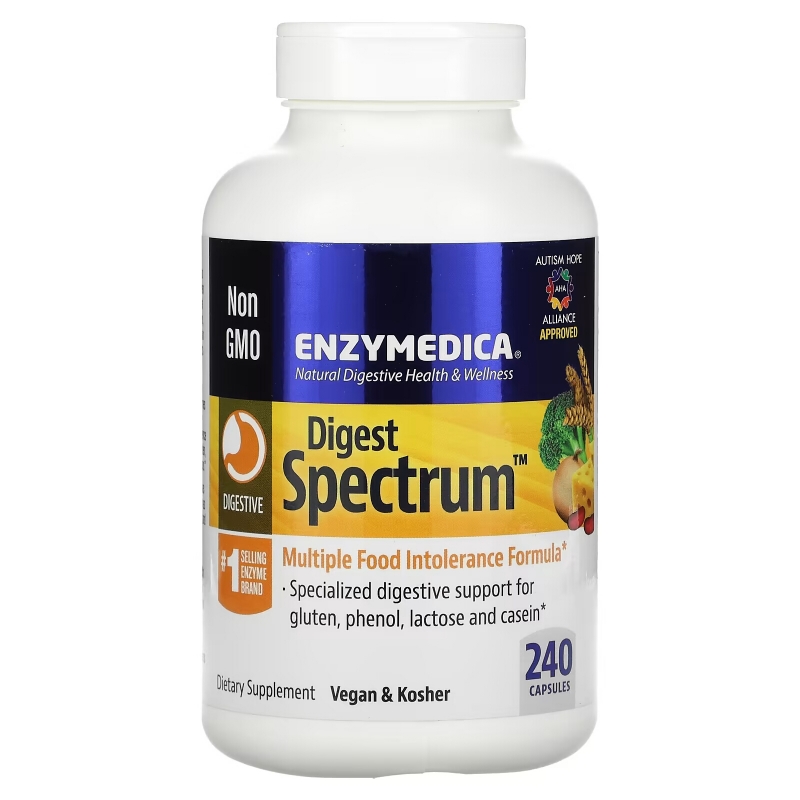 Enzymedica, Digest Spectrum, 240 капсул