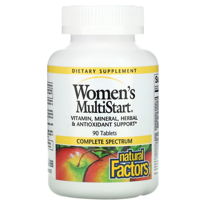 Natural Factors, Women's MultiStart, 90 Tablets