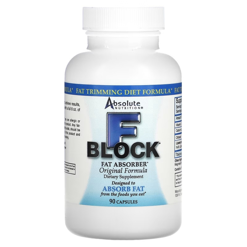 Absolute Nutrition Поглотитель жира FBlock 90 капсул