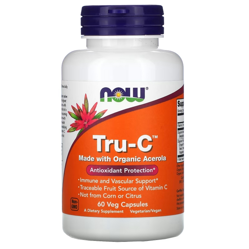 Now Foods, Tru-C, 60 Veg Capsules