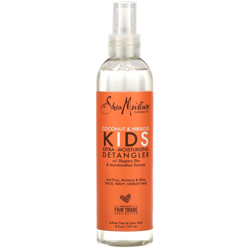 SheaMoisture, Kids Extra-Moisturizing Detangler, Coconut & Hibiscus, 8 fl oz (237 ml)