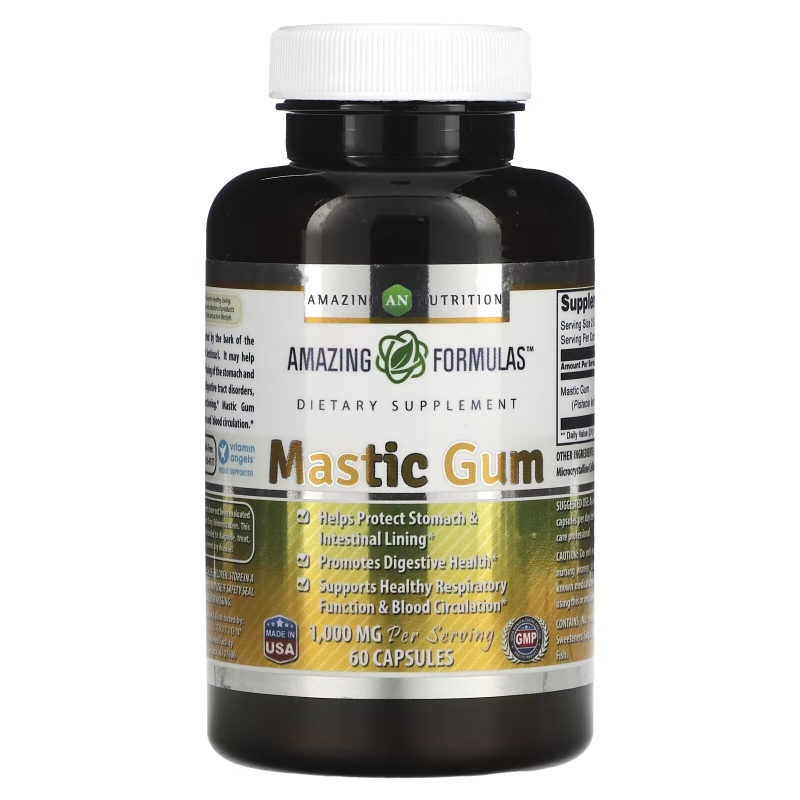 Amazing Nutrition, Mastic Gum, 500 mg, 60 Capsules