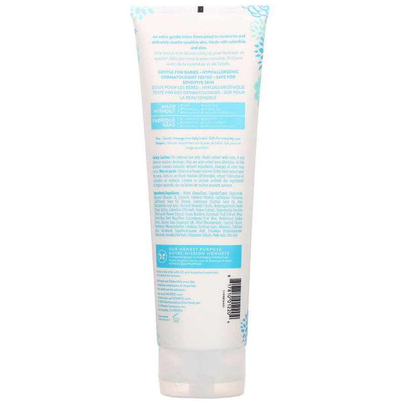 The Honest Company, Purely Sensitive, Face + Body Lotion, Fragrance Free, 8.5 fl oz (250 ml)