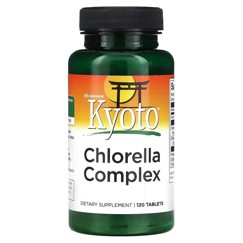 Swanson, Kyoto Chlorella Complex, 120 таблеток