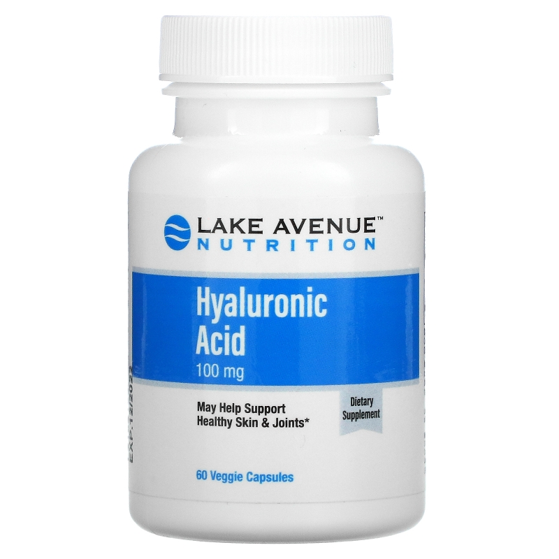 Lake Avenue Nutrition, Hyaluronic Acid, 100 mg, 60 Veggie Capsules